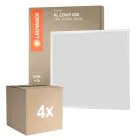 Lot 4x Ledvance Panneau LED Compact Aluminium Blanc 33W 3630lm - 830 Blanc Chaud | 60x60cm - UGR < 19